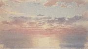 Conrad Martens Cloud study oil painting
